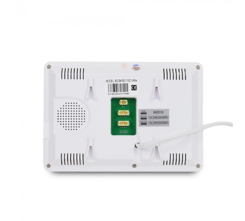 Комплект відеодомофона BCOM BD-710C Kit: відеодомофон 7" white та відеопанель copper Комплект відеодомофона BCOM BD-710C Kit: відеодомофон 7" white та відеопанель copper