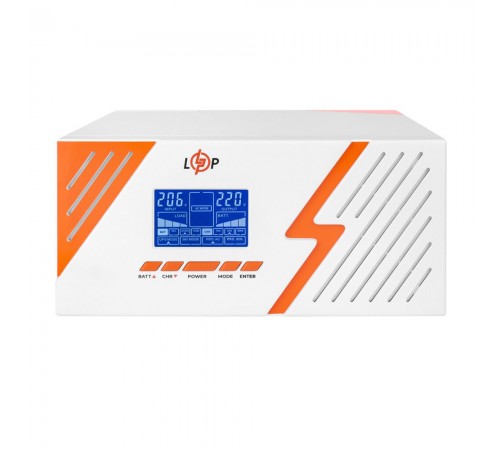 Джерело безперебійного живлення Logicpower LPM-PSW-1500VA White 12V (1050 Вт) з правильною синусоїдою Джерело безперебійного живлення Logicpower LPM-PSW-1500VA White 12V (1050 Вт) з правильною синусоїдою