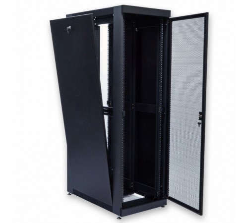 Шафа серверна CMS 33U 610 х 1055 UA-MGSE33610MPB посилена з перфорованими дверима для мережевого обладнання Шафа серверна CMS 33U 610 х 1055 UA-MGSE33610MPB посилена з перфорованими дверима для мережевого обладнання