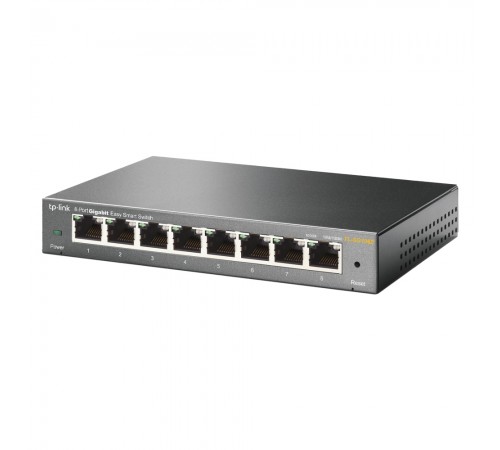 Комутатор TP-Link EasySmart TL-SG108E 8-портовий керований Комутатор TP-Link EasySmart TL-SG108E 8-портовий керований