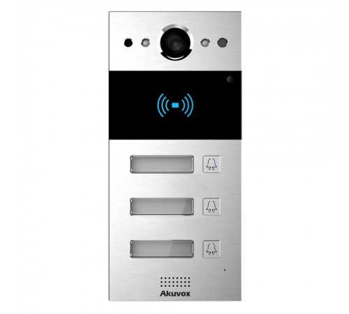 IP-панель виклику 2 Мп Akuvox R20B X3 OW на 3 абоненти IP-панель виклику 2 Мп Akuvox R20B X3 OW на 3 абоненти
