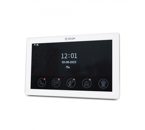 Відеодомофон 10" BCOM BD-1070FHD White + Відеопанель Tantos Triniti FHD Відеодомофон 10" BCOM BD-1070FHD White + Відеопанель Tantos Triniti FHD