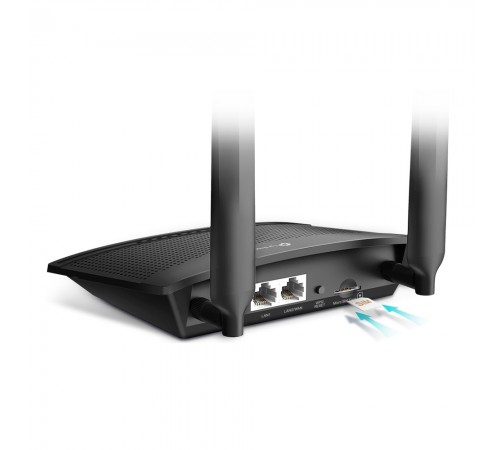 Маршрутизатор TP-Link TL-MR100 N300 4G LTE Wi-Fi Маршрутизатор TP-Link TL-MR100 N300 4G LTE Wi-Fi