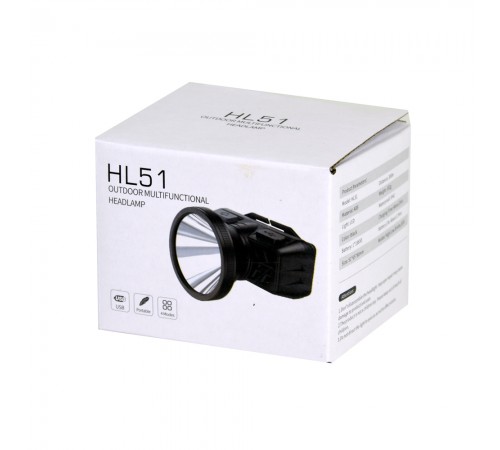 Налобний LED ліхтар SUPERFIRE HL51, що перезаряджається, з потужністю 2.5 Вт Налобний LED ліхтар SUPERFIRE HL51, що перезаряджається, з потужністю 2.5 Вт