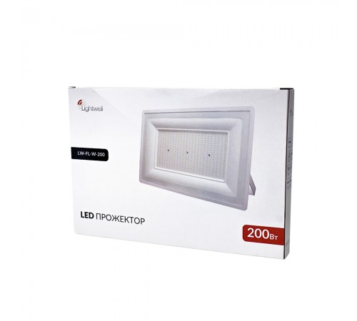 Прожектор світлодіодний Lightwell LW-FL-W-200 200 W Прожектор світлодіодний Lightwell LW-FL-W-200 200 W