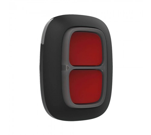 Бездротова екстрена кнопка Ajax DoubleButton (8EU) ASP black з захистом від випадкових натискань Бездротова екстрена кнопка Ajax DoubleButton (8EU) ASP black з захистом від випадкових натискань