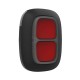 Бездротова екстрена кнопка Ajax DoubleButton (8EU) ASP black з захистом від випадкових натискань
