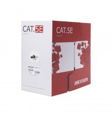 Кабель вита пара UTP CAT 5E Hikvision DS-1LN5EO-UU/E (бухта 305м)