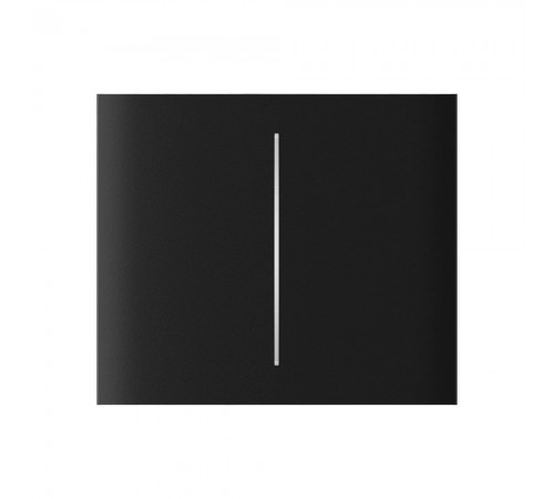 Кнопка Ajax CenterButton (2-gang) vertical black для двоклавішного вимикача Кнопка Ajax CenterButton (2-gang) vertical black для двоклавішного вимикача