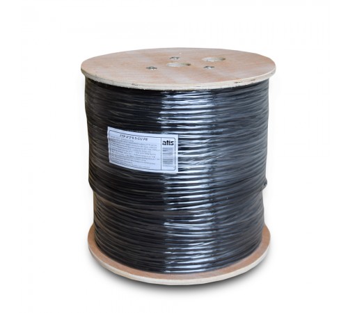 FTP 4*2*0.5-CU PE кат.5е (FTP мідь зовнішній) Wooden бухта 305 м FTP 4*2*0.5-CU PE кат.5е (FTP мідь зовнішній) Wooden бухта 305 м
