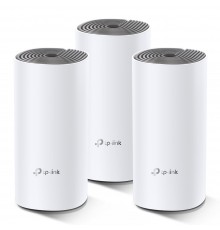 Домашня Mesh Wi-Fi система TP-LINK DECO E4 3PK AC1200 2xFE LAN/WAN MU-MIMO (DECO-E4-3-PACK)