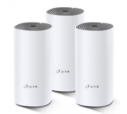 Домашня Mesh Wi-Fi система TP-LINK DECO E4 3PK AC1200 2xFE LAN/WAN MU-MIMO (DECO-E4-3-PACK) Домашня Mesh Wi-Fi система TP-LINK DECO E4 3PK AC1200 2xFE LAN/WAN MU-MIMO (DECO-E4-3-PACK)