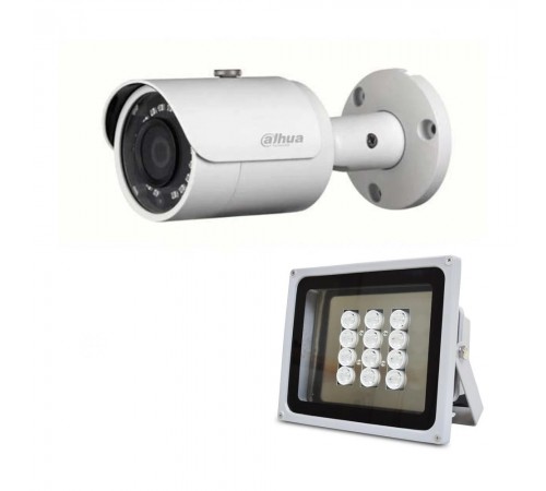 Комплект: IP-відеокамера 4 Мп Dahua DH-IPC-HFW1431SP-S4 (2.8 мм) + ІЧ-прожектор Lightwell LW12-140IR45-220 Комплект: IP-відеокамера 4 Мп Dahua DH-IPC-HFW1431SP-S4 (2.8 мм) + ІЧ-прожектор Lightwell LW12-140IR45-220