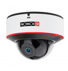 IP-відеокамера 5 Мп Provision-ISR DAI-350IPSN-28-V4 (2.8 мм) антивандальна з вбудованим мікрофоном і відеоаналітикою для системи відеонагляду