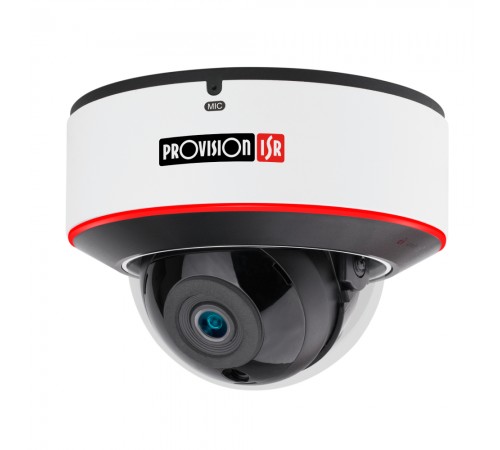 IP-відеокамера 5 Мп Provision-ISR DAI-350IPSN-28-V4 (2.8 мм) антивандальна з вбудованим мікрофоном і відеоаналітикою для системи відеонагляду IP-відеокамера 5 Мп Provision-ISR DAI-350IPSN-28-V4 (2.8 мм) антивандальна з вбудованим мікрофоном і відеоаналітикою для системи відеонагляду