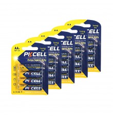 Комплект з 20 батарейок PKCELL Extra Heavy Duty AA R6P 1.5V по 4шт/блістер