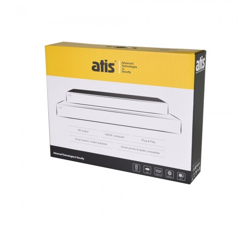 IP-відеореєстратор 9-канальний ATIS NVR 7209 Ultra з AI функціями для систем відеоспостереження IP-відеореєстратор 9-канальний ATIS NVR 7209 Ultra з AI функціями для систем відеоспостереження