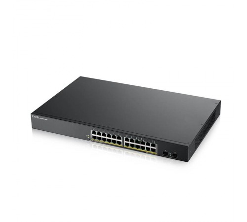 Смарт-керований комутатор на 24 порти з PoE ZyXEL GS1900-24HPv2 (GS190024HPV2-EU0101F) Смарт-керований комутатор на 24 порти з PoE ZyXEL GS1900-24HPv2 (GS190024HPV2-EU0101F)