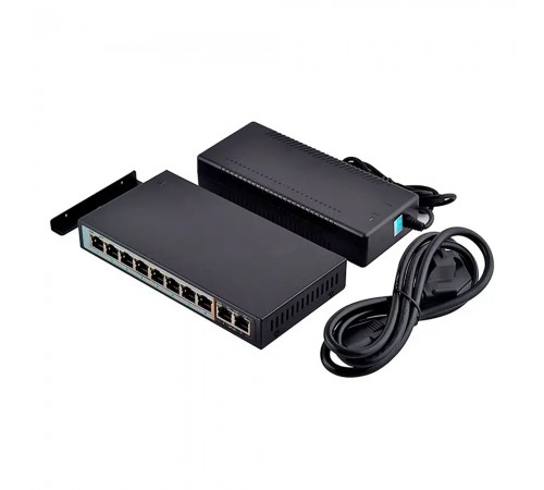PoE-комутатор FoxGate S6008-G2-AI POE Watchdog 8-портовий некерований PoE-комутатор FoxGate S6008-G2-AI POE Watchdog 8-портовий некерований