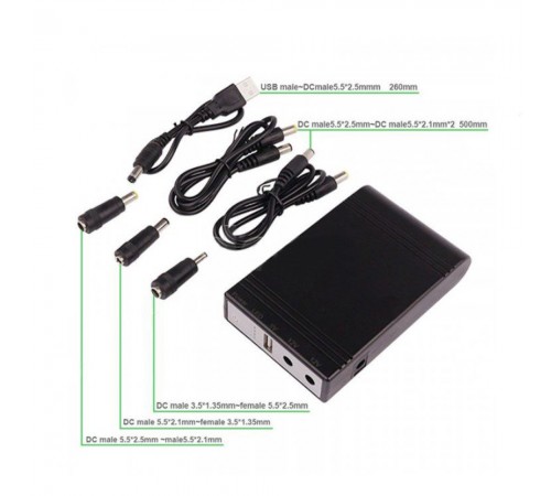 Універсальне джерело безперебійного живлення Step4Net PU38W-51212 (mini UPS) Універсальне джерело безперебійного живлення Step4Net PU38W-51212 (mini UPS)