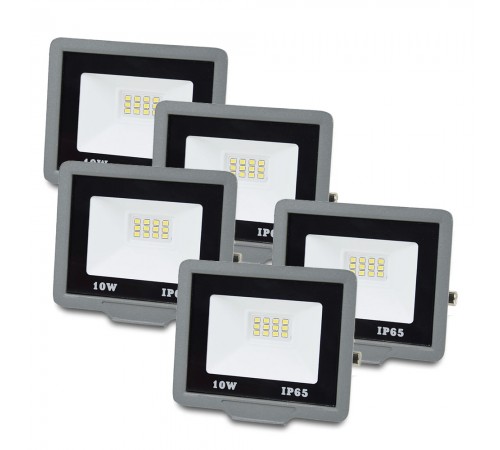 Комплект із 5-ти світлодіодних прожекторів ONE LED ultra (ZY-TH18-10 ) 10 Вт Комплект із 5-ти світлодіодних прожекторів ONE LED ultra (ZY-TH18-10 ) 10 Вт