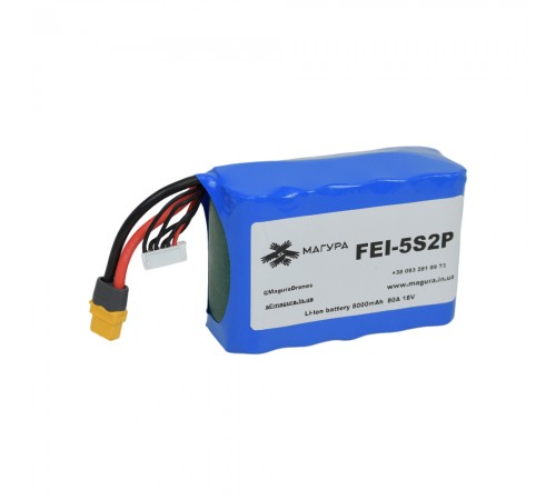 Акумулятор FEi-5S2P LiitoKala 8000 мА·год для FPV-дрона Акумулятор FEi-5S2P LiitoKala 8000 мА·год для FPV-дрона