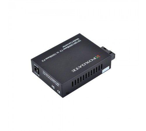 Медіаконвертер FoxGate EC-Q-1G-1SM-1310nm-20 км Медіаконвертер FoxGate EC-Q-1G-1SM-1310nm-20 км