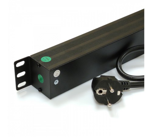 Мережевий фільтр Kingda (KD-GER(16)N1008WKPDY30W19A) чорний, 8 розеток з вимикачем, довжина кабелю 1.8 м Мережевий фільтр Kingda (KD-GER(16)N1008WKPDY30W19A) чорний, 8 розеток з вимикачем, довжина кабелю 1.8 м