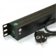 Мережевий фільтр Kingda (KD-GER(16)N1008WKPDY30W19A) чорний, 8 розеток з вимикачем, довжина кабелю 1.8 м
