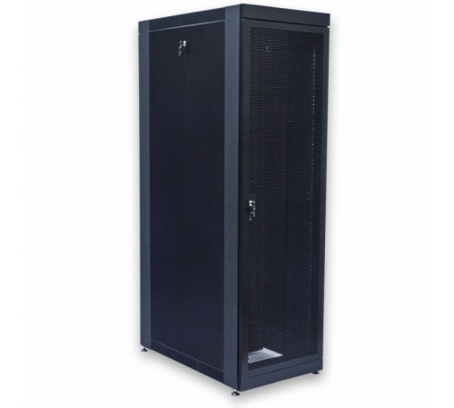 Шафа серверна CMS 42U 610 х 1055 UA-MGSE42610MPB посилена з перфорованими дверима для мережевого обладнання Шафа серверна CMS 42U 610 х 1055 UA-MGSE42610MPB посилена з перфорованими дверима для мережевого обладнання