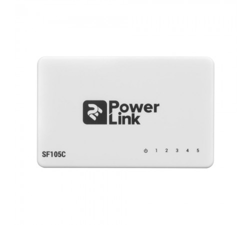 Мережевий комутатор на 5 портів 10/100 Мбіт/с 2E PowerLink SF105C некерований Мережевий комутатор на 5 портів 10/100 Мбіт/с 2E PowerLink SF105C некерований
