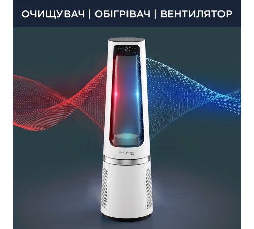 Очищувач повітря Rowenta Eclipse 3in1 QU5060F0 з обігрівом та охолодженням Очищувач повітря Rowenta Eclipse 3in1 QU5060F0 з обігрівом та охолодженням