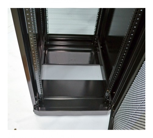 Шафа серверна CMS 42U 610 х 865 UA-MGSE4268MPB посилена з перфорованими дверима для мережевого обладнання Шафа серверна CMS 42U 610 х 865 UA-MGSE4268MPB посилена з перфорованими дверима для мережевого обладнання