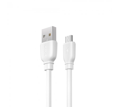 Кабель REMAX RC-138W USB - micro USB, 2.4 А для заряджання та передавання даних Кабель REMAX RC-138W USB - micro USB, 2.4 А для заряджання та передавання даних
