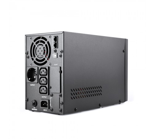 Джерело безперебійного живлення EnerGenie EG-UPS-PS1000-01 1000ВА / 800Вт лінійно-інтерактивне з правильною синусоїдою Джерело безперебійного живлення EnerGenie EG-UPS-PS1000-01 1000ВА / 800Вт лінійно-інтерактивне з правильною синусоїдою