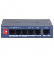 Керований PoE-комутатор Dahua DH-CS4006-4ET2GT-36 з 4 портами PoE