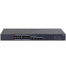 Керований 18-портовый PoE комутатор Dahua DH-CS4218-16ET-190 з 16 портами PoE