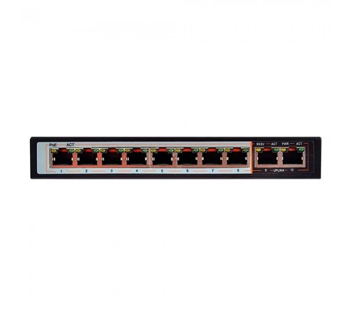PoE-комутатор FoxGate S6008-E2-AI POE Watchdog 8-портовий некерований PoE-комутатор FoxGate S6008-E2-AI POE Watchdog 8-портовий некерований