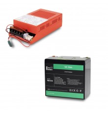 Комплект безперебійного живлення БП Faraday Electronics UPS 85W Smart ASCH PL (LFP) + літієвий (LiFePO4) акумулятор 12В 18А·год Full Energy FEG-1218