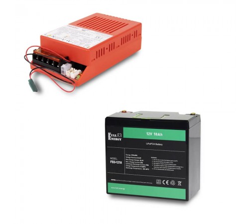 Комплект безперебійного живлення БП Faraday Electronics UPS 85W Smart ASCH PL (LFP) + літієвий (LiFePO4) акумулятор 12В 18А·год Full Energy FEG-1218 Комплект безперебійного живлення БП Faraday Electronics UPS 85W Smart ASCH PL (LFP) + літієвий (LiFePO4) акумулятор 12В 18А·год Full Energy FEG-1218