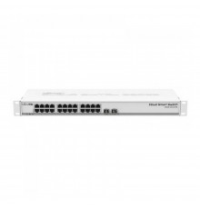 26-портовий керований комутатор MIKROTIK CSS326-24G-2S+RM