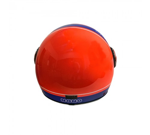 Мотошолом відкритий Beon B-110B CIRCLE SHINY ORANGE/WHITE/BLUE (глянець помаранчевий/білий/синій), розмір XL Мотошолом відкритий Beon B-110B CIRCLE SHINY ORANGE/WHITE/BLUE (глянець помаранчевий/білий/синій), розмір XL