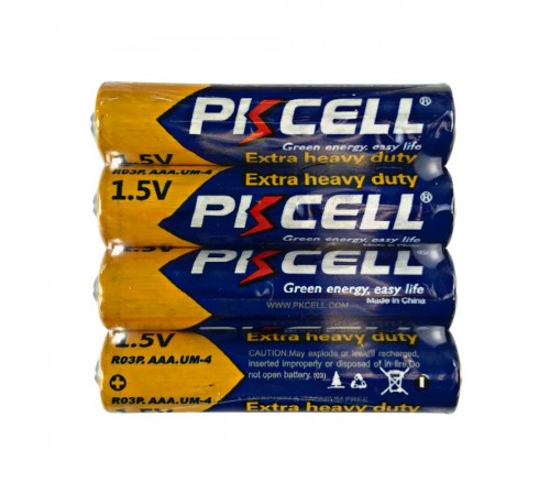 Батарейка PKCELL Extra Heavy Duty AAA R03P 1.5V, 4шт./плівка Батарейка PKCELL Extra Heavy Duty AAA R03P 1.5V, 4шт./плівка