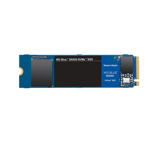Твердотільний накопичувач SSD M.2 WD Blue SN550 500GB NVMe PCIe 3.0 4x 2280 TLC Твердотільний накопичувач SSD M.2 WD Blue SN550 500GB NVMe PCIe 3.0 4x 2280 TLC