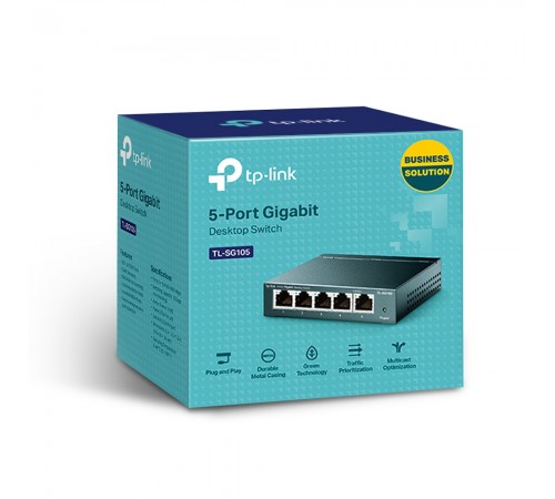 Комутатор TP-Link TL-SG105 5-портовий некерований