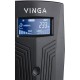 Джерело безперебійного живлення Vinga VPC-800P 800ВА / 480 Вт з LCD-дисплеєм у пластиковому корпусі