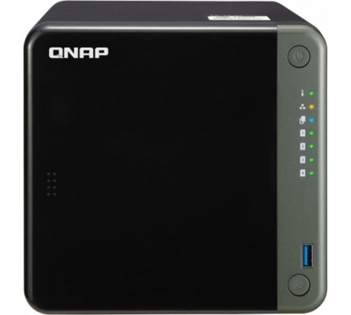 Система зберігання даних QNAP TS-453D-4G з 4 відсіками для дисків, 4GB RAM, настільне виконання Система зберігання даних QNAP TS-453D-4G з 4 відсіками для дисків, 4GB RAM, настільне виконання