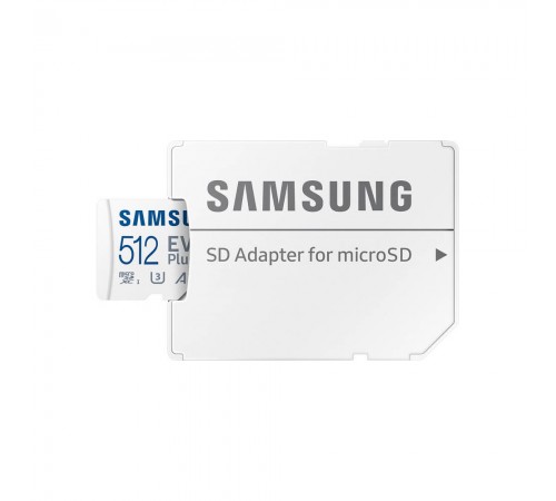 Карта пам'яті Samsung Evo Plus microSDXC 512GB UHS-I U3 V30 A2 + SD адаптер (MB-MC512SA/EU) Карта пам'яті Samsung Evo Plus microSDXC 512GB UHS-I U3 V30 A2 + SD адаптер (MB-MC512SA/EU)