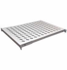 Полиця з чотирма точками кріплення CMS UA-SH4-650G 19" 1U 650 мм сіра