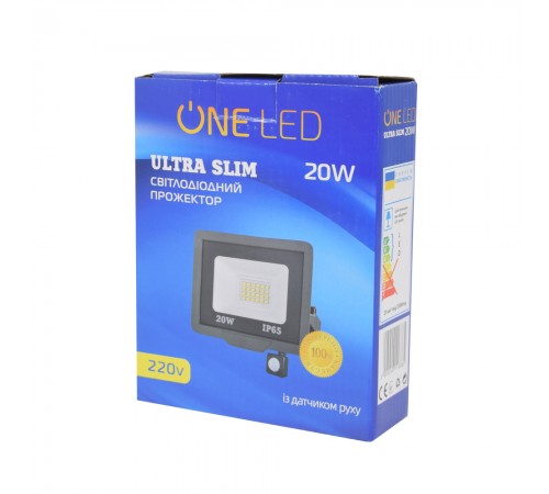 Прожектор світлодіодний ONE LED ultra (ZY-TH18-20 ) 20 Вт Прожектор світлодіодний ONE LED ultra (ZY-TH18-20 ) 20 Вт